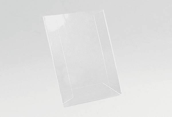 Porte visuel ECO incliné en PET antireflet - Format A5 - Vertical ou Horizontal