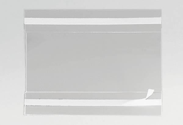 Pochette avec adhésif permanent PET transparent - Format A6 - Horizontal