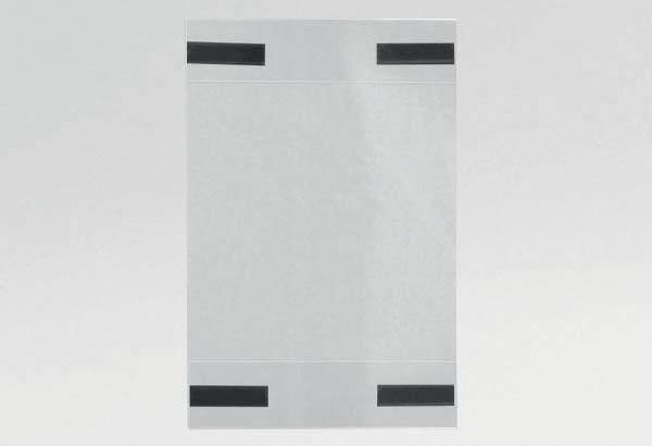 Pochette magnétique en PET transparent - Format A6 - Vertical