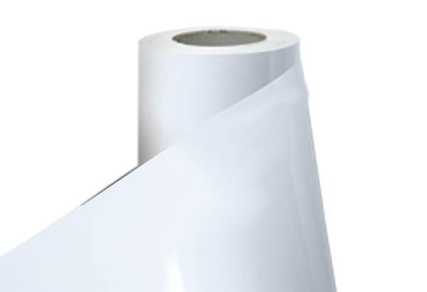 Bobine de vinyle adhésif Lettertac® de 615 mm x 30 m - Blanc mat