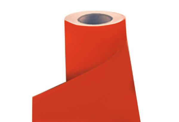 Bobine de vinyle adhésif Lettertac® de 615 mm x 30 m - Rouge feu mat