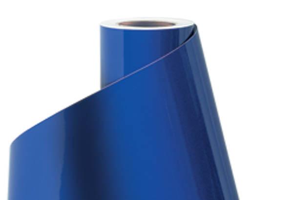 Bobine de vinyle adhésif Lettertac® de 615 mm x 30 m - Bleu marine mat