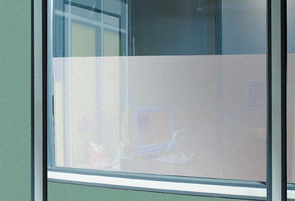 Bobine de vinyle adhésif Lettertac® spécial vitre de 500 mm x 15 m - Sablé