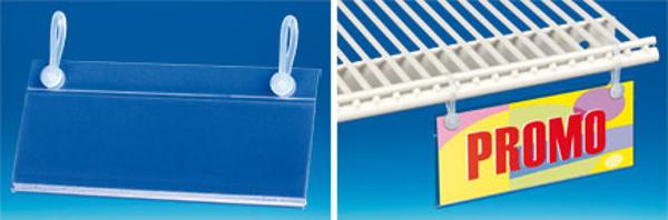 Clip PVC pour PE tablette fil 50 mm