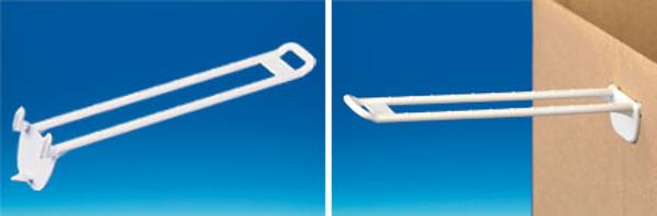 Broche double auto-perforante blanche 250 mm