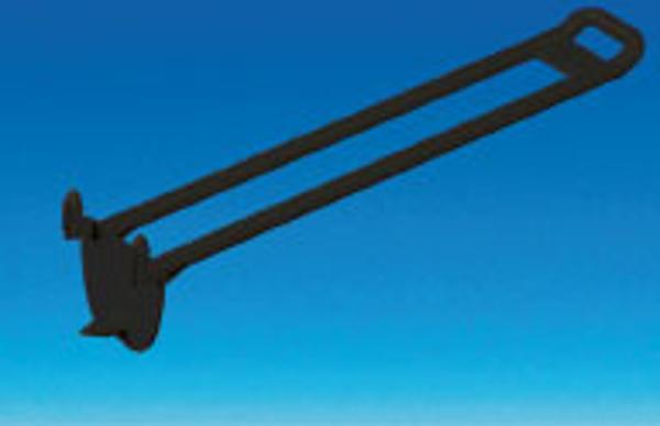 Broche double auto-perforante noire 100 mm