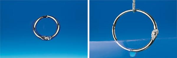 Anneau brisé métal Ø 20 mm - Ø fil 2 mm
