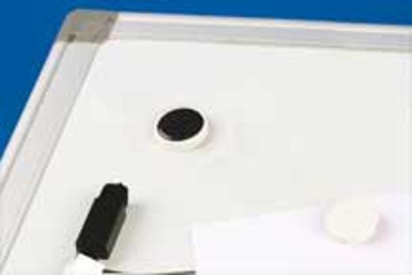 Magnet blanc pour tableau blanc ø 20 mm