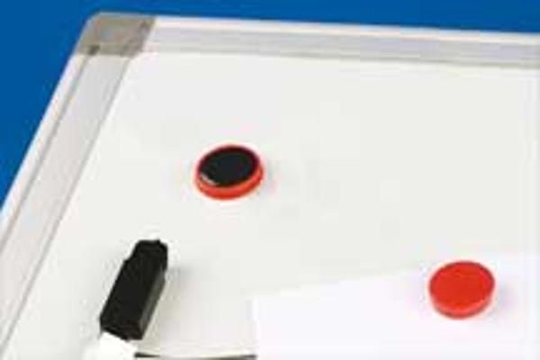 Magnet rouge pour tableau blanc ø 20 mm