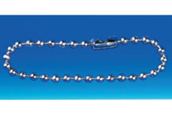 Chaîne boule avec connecteur Ø 2.4 mm en 100 mm