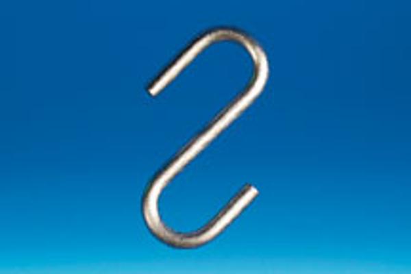 Crochet "S" métal 65 mm - ø fil 2.5 mm
