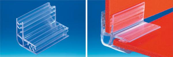 Grip de jonction 90° transparent 25 mm