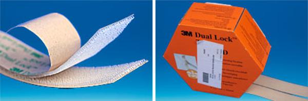 DUAL LOCK TRANSP 25MMX10M