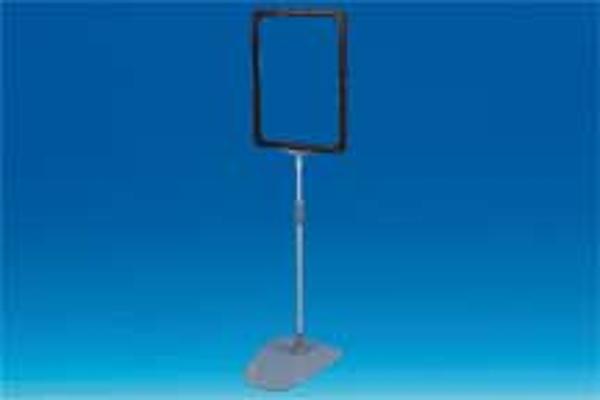 Kit cadre A4 télescopique de 320 à 620 mm socle métal - Noir