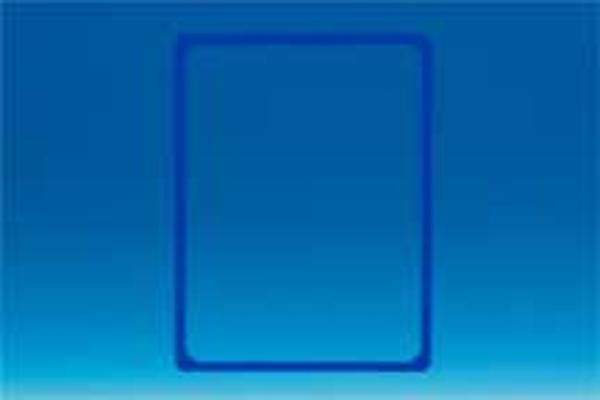 Cadre en PVC bleu A3