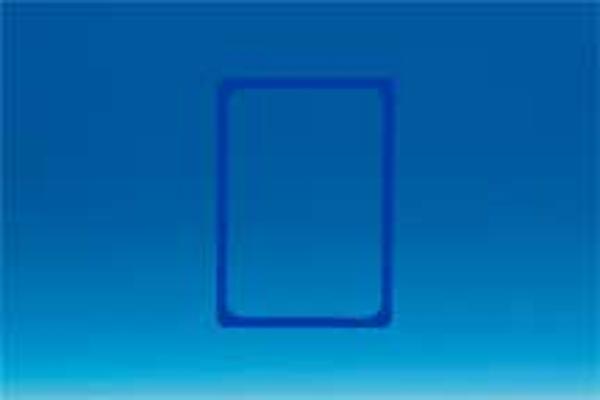 Cadre en PVC bleu A4