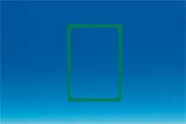 Cadre en PVC vert A4