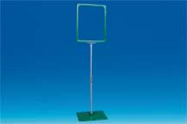 Kit cadre A4 vert socle plastique télescopique 32 à 62 cm