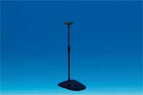 Pied noir pour cadre socle PVC tige téléscopique 35 à 58 cm