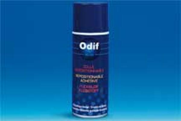 Aérosol Odif colle repositionnable pour papier et carton