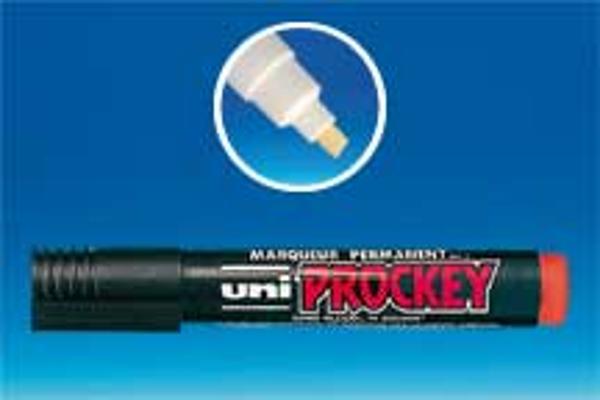 Feutre Prockey® pointe biseautée 6 mm - Rouge