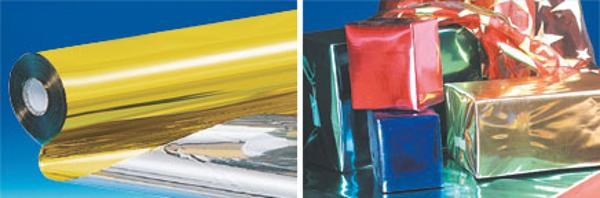 Décofilm® 2 faces polypropylène "Or/Argent" 80 cm x 40 m