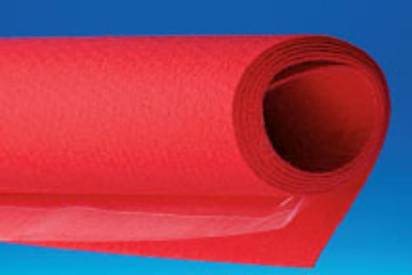 Moquette Carfloor® 300 F "Rouge avec film" 200 cm x 25 m