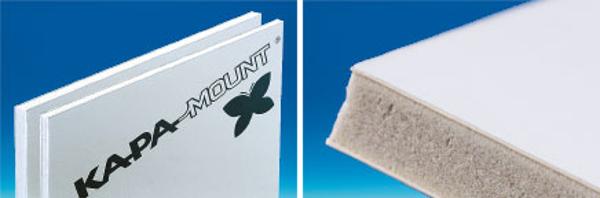 Plaque KAPAMOUNT® en carton mousse blanche de 5 mm - 1000 x 1400 mm