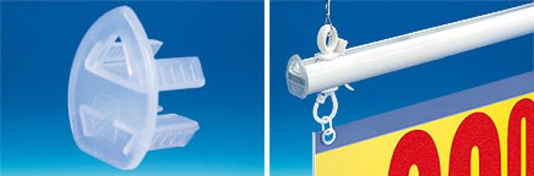 Bouchon transparent pour profil Décobarre®