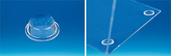 Butée adhésive cylindrique transparente - Ø 11 mm - Epaisseur 5 mm