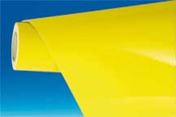 Bobine de vinyle adhésif Lettertac® de 615 mm x 30 m - Jaune citron brillant