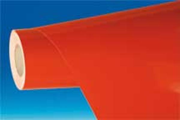 Bobine de vinyle adhésif Lettertac® de 615 mm x 30 m - Rouge feu mat