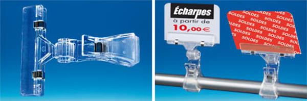 Pince multi-inclinaison crantée pour tube tige de 15 mm
