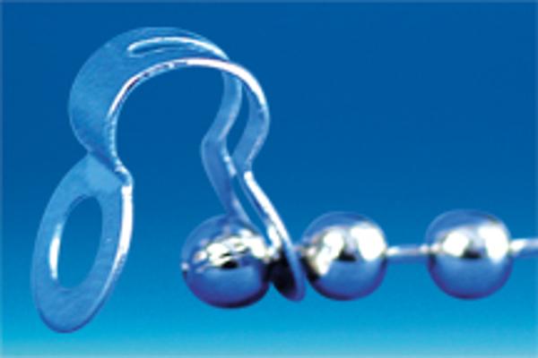 Connecteur boucle pour chaîne boule Ø 3,2 mm