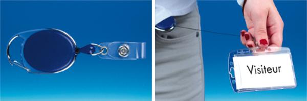 Enrouleur ceinture pour badge
