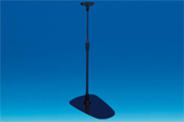 Pied noir pour cadre socle métal tige téléscopique 32 à 62 cm