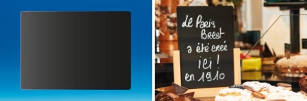 Plaque ardoise en polystyrène format A4 - 210 x 297 mm
