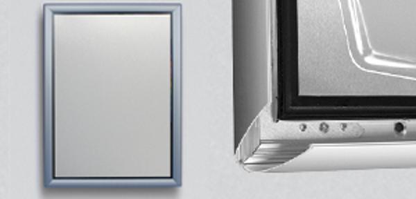 Cadre clippant aluminium mural exterieur A1