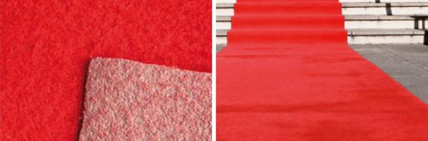 Moquettes Carfloor® 950 "Rouge" interieur/exterieur 100 cm x 15 m