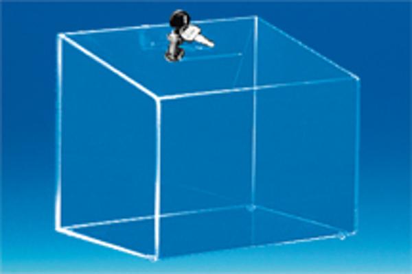 Urne acrylique grand format avec serrure