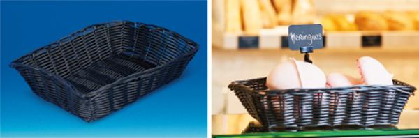 Panier pollypropylène noir