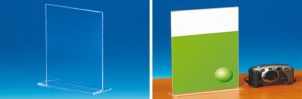 Porte-visuel PET deux faces - vertical A3