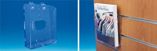 Porte - brochures - fond lame- A4