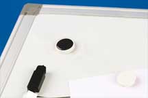 Magnet blanc pour tableau blanc ø 20 mm Magnet blanc pour tableau blanc ø 20 mm