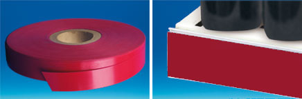 Bande décorative pour PE papier de 100 m x 38 mm - Lie de vin Bande décorative pour PE papier de 100 m x 38 mm - Lie de vin