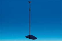 Pied noir pour cadre socle métal rond tige téléscopique 60 à 100 cm Pied noir pour cadre socle métal rond tige téléscopique 60 à 100 cm