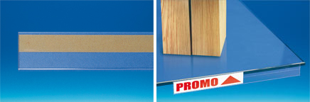 PE adhésif double face film plié en PET antireflet - 30 x 1000 mm PE adhésif double face film plié en PET antireflet - 30 x 1000 mm