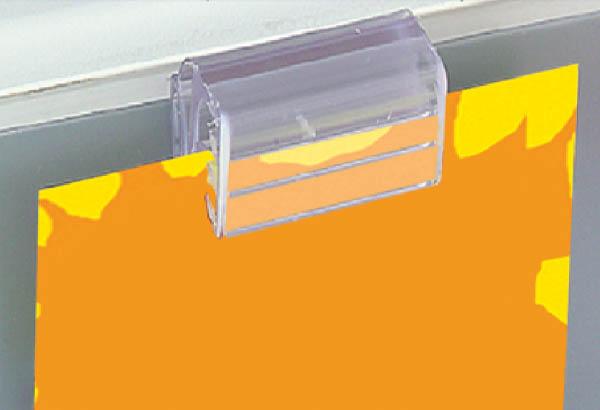 Accroche double grip U facing articulée polyvalent - Rail électro ou porte étiquettes Accroche double grip U facing articulée polyvalent - Rail électro ou porte étiquettes
