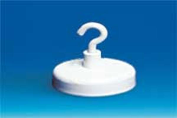 Aimant rond de suspension blanc - Ø de 47 mm Aimant rond de suspension blanc - Ø de 47 mm