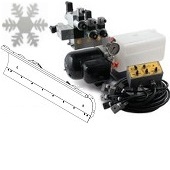 Standard snow plough kits with power packs